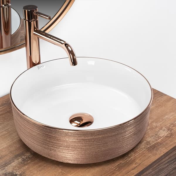 SALG SAMISK BØRSTE ROSAGULD BORDPLADE COVER RACK