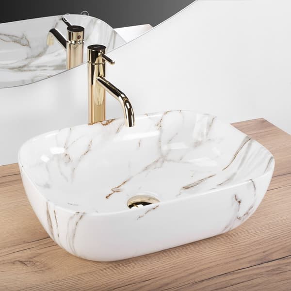 TVÄTTSTÄLL BELINDA AIAX SHINY - BÄNKMONTERAD