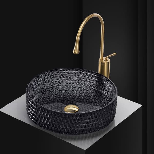 TVÄTTSTÄLL CRISTAL 35 BLACK - BÄNKMONTERAD