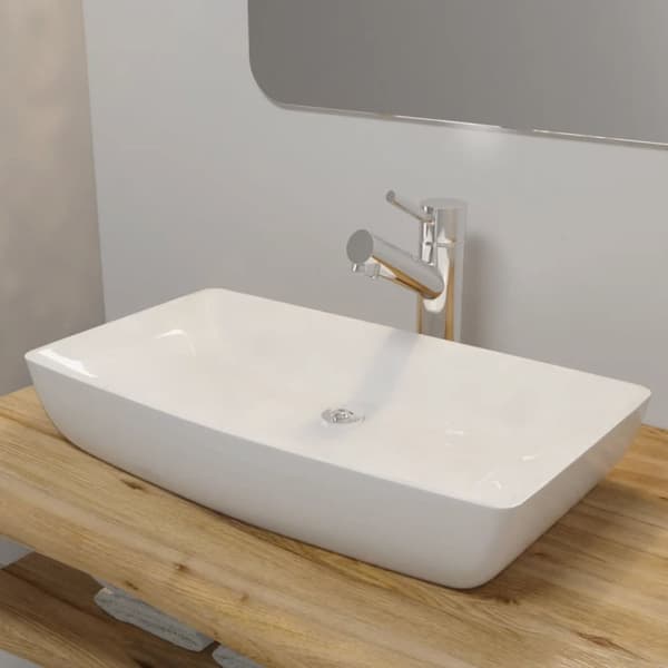 Sink Mälaren 71x39cm hvid -  Badeværelsesvaske