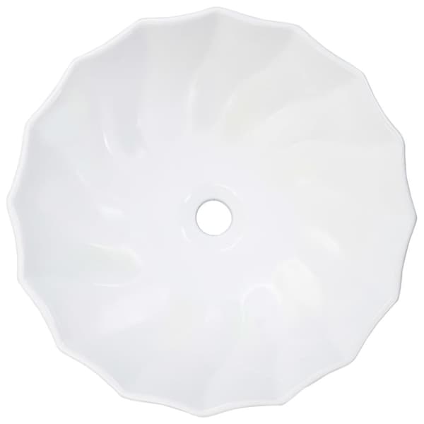vidaXL håndvask 46 x 17 cm keramik hvid -  Badeværelsesvaske