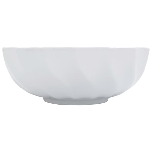 vidaXL håndvask 46 x 17 cm keramik hvid -  Badeværelsesvaske