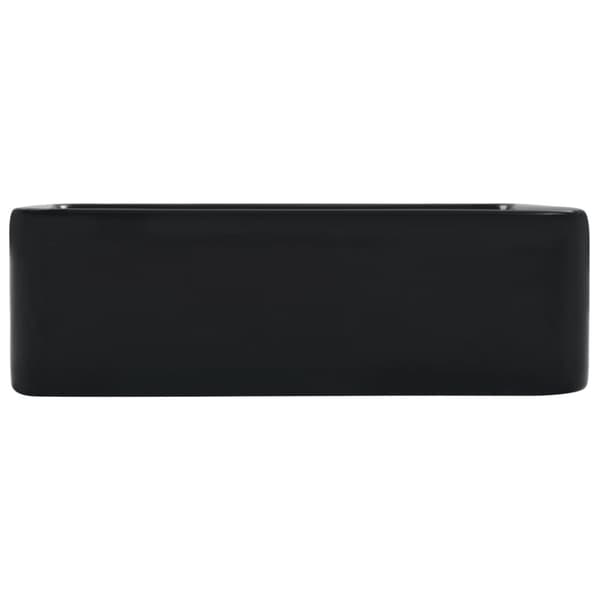 vidaXL håndvask 40 x 30 x 13 cm keramik sort -  Badeværelsesvaske