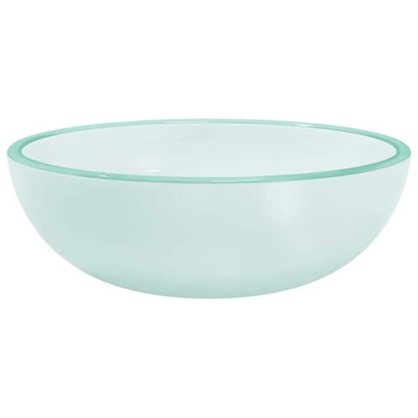 vidaXL håndvask 35x12 cm hærdet glas matteret -  Badeværelsesvaske