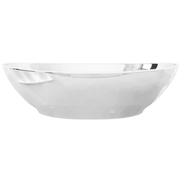 vidaXL håndvask 40 x 33 x 13,5 cm keramik sølvfarvet -  Badeværelsesvaske