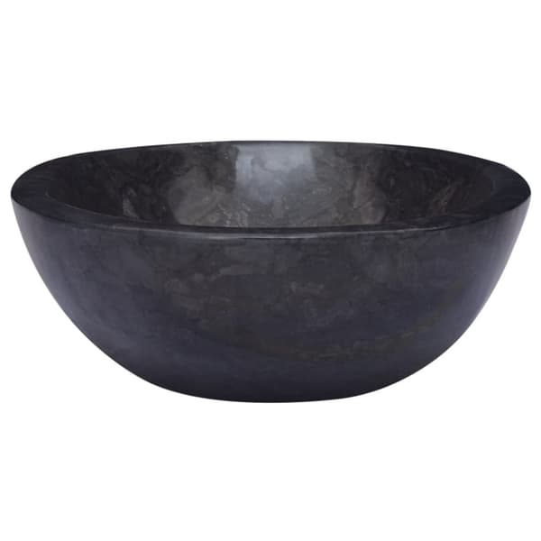 vidaXL håndvask 53x40x15 cm marmor sort -  Badeværelsesvaske