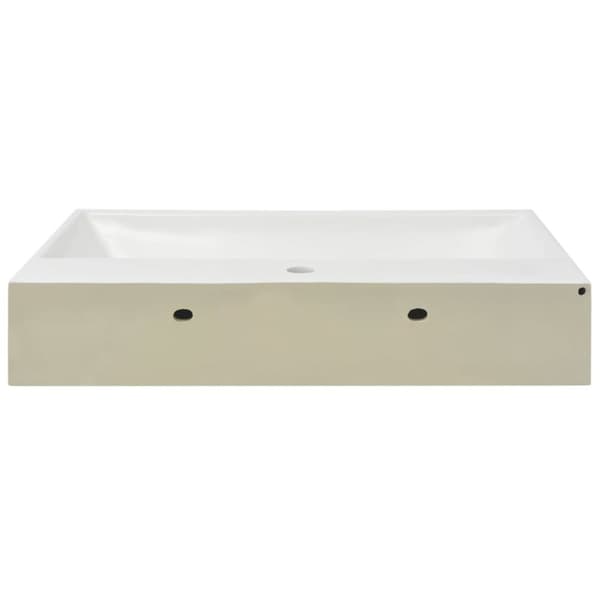 vidaXL håndvask med hul til vandhane keramik 76x42,5x14,5 cm hvid -  Badeværelsesvaske