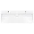 Miniatyrbild 5 av 11: The Living Store Handfat 120x46x11 cm mineralgjuten vit -  Handfat