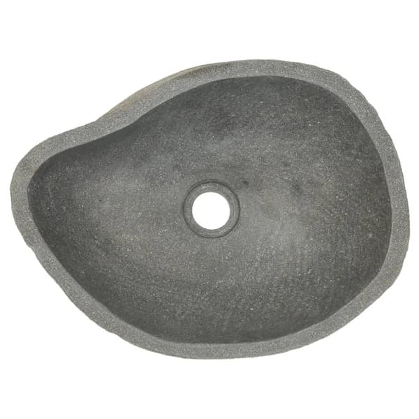 Badeværelsesvaske - Living håndvask 37-46 cm oval flodsten