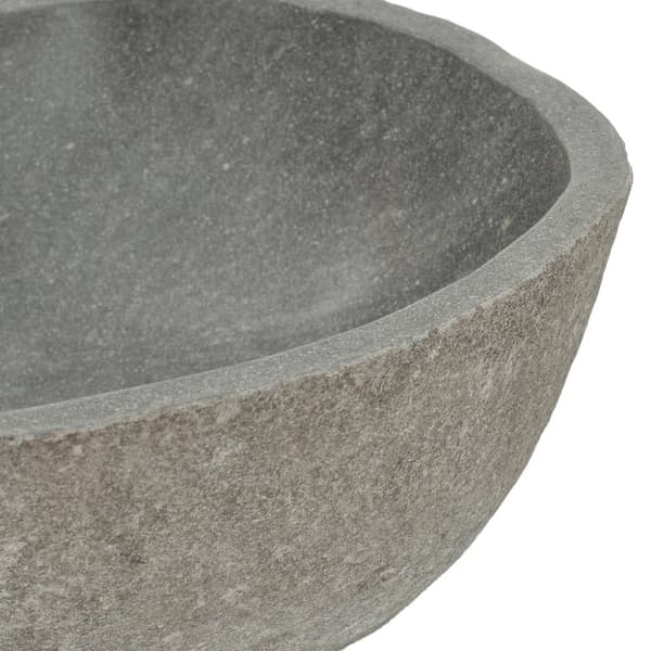 Badeværelsesvaske - Living håndvask 37-46 cm oval flodsten