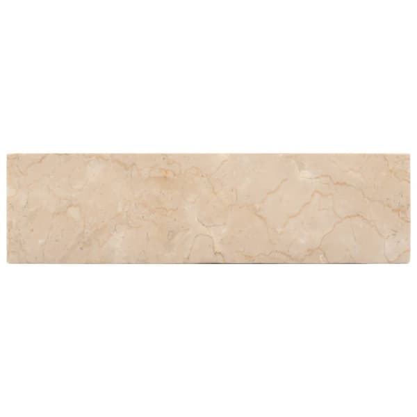 Badeværelsesvaske - Living håndvask 45x30x12 cm marmor cremefarvet højglans