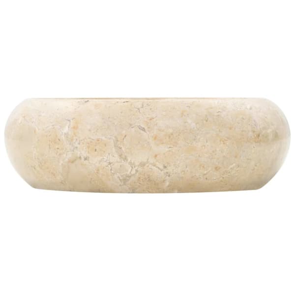 Badeværelsesvaske - Living håndvask 40x12 cm marmor cremefarvet