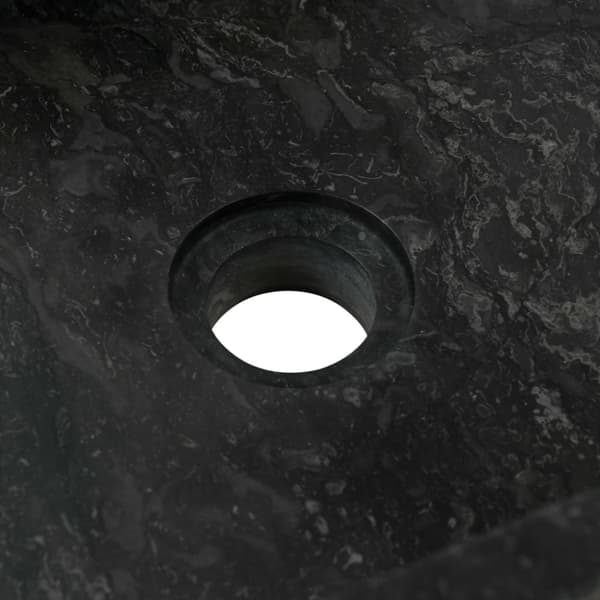 Pesuallas 45x30x12 cm marmori korkeakiilto musta - Pesuallas - Pesualtaat - Home & Living