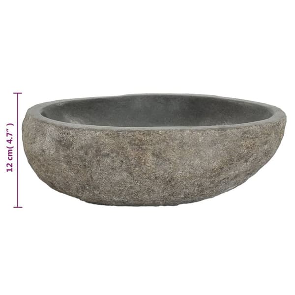 Handfat flodsten oval 29-38 cm - Handfat - Hand Fat - Home & Living