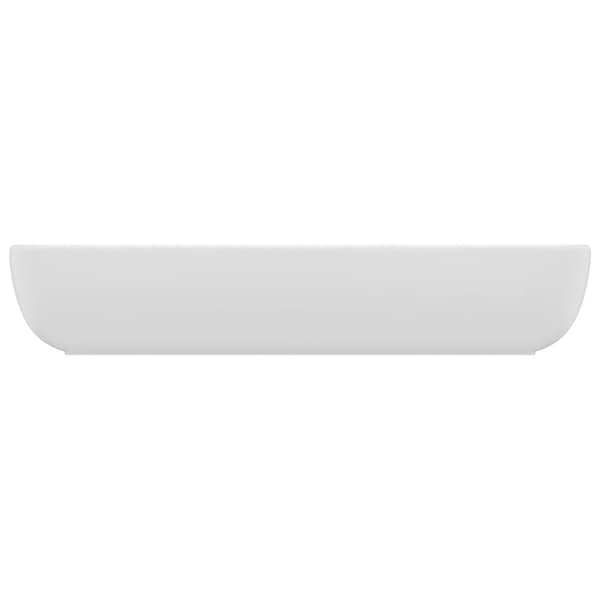 Luksuriøs håndvask 71x38 cm rektangulær keramik mat hvid - Luksuriøs Håndvask - Luksuriøse Håndvaske - Home & Living
