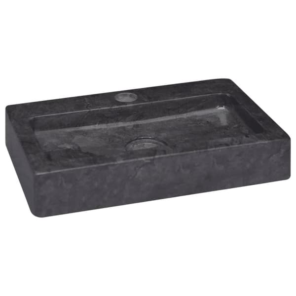 Væghængt håndvask 38x24x6,5 cm marmor sort - Håndvask - Håndvaske - Home & Living