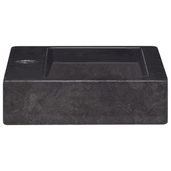 Væghængt håndvask 38x24x6,5 cm marmor sort - Håndvask - Håndvaske - Home & Living
