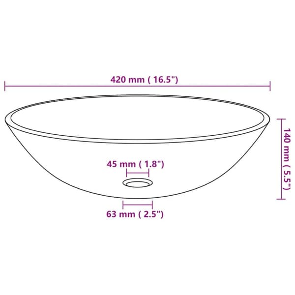 Handfat med kran och bottenventil svart härdat glas - Handfat - Tvättställ - Home & Living