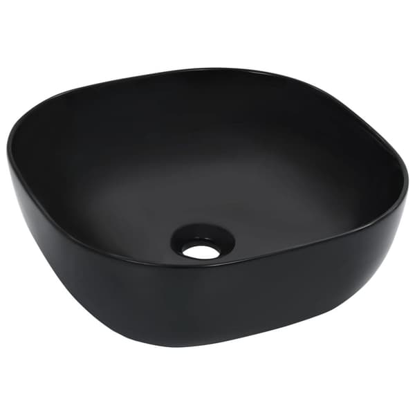 Håndvask 42,5 x 42,5 x 14,5 cm keramik sort - Vask - Vaske - Home & Living