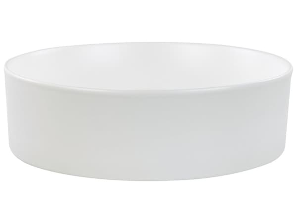 Badeværelseshåndvask hvid keramik 40 cm rund moderne design badeværelsesmøbler toilet