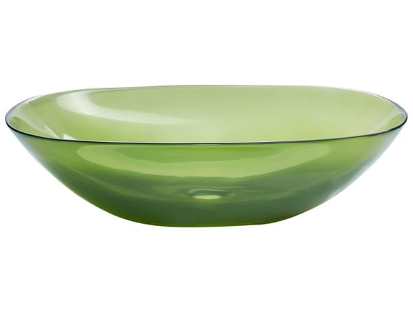 Pesuallas vihreä 54 x 36 cm massiivimuovi läpinäkyvä kirkas kylpyhuoneen moderni