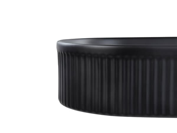 Tvättställ Svart Keramik 49 x 31 cm Matt Rektangulär Handfat Modern Stil Badrum Toalett