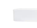 Miniatyrbilde 4 av 4: Servant med Benkeplate Hvit Blank Finish Keramisk 51 x 34 cm Rektangulær Baderomsvask