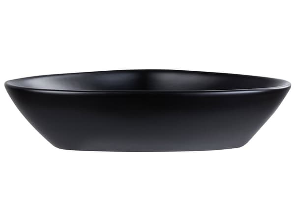 Servant Svart Keramikk 60 x 39 cm Uregelmessig form Matt finish Frittstående Moderne design Vask Baderom