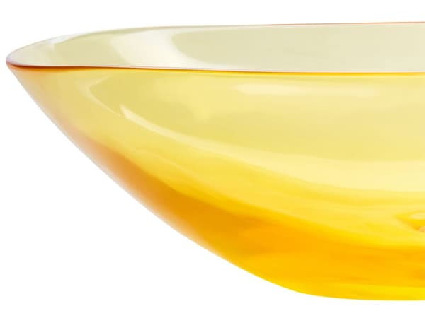 Benkeplate med gul heldekkende overflate 340 x 360 mm Semi-transparent baderomsservant