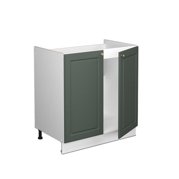 Enkel Fame-Line underhållsbord, 80x82cm utan PT, Grön Guld Landsbygd, Vit, Vicco