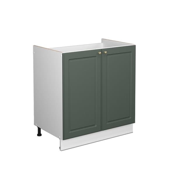 Enkel Fame-Line underhållsbord, 80x82cm utan PT, Grön Guld Landsbygd, Vit, Vicco