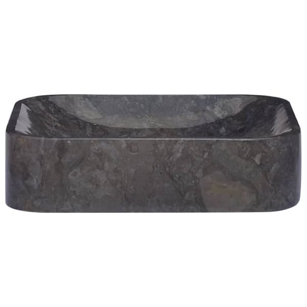 Handfat svart 40x40x10 cm marmor