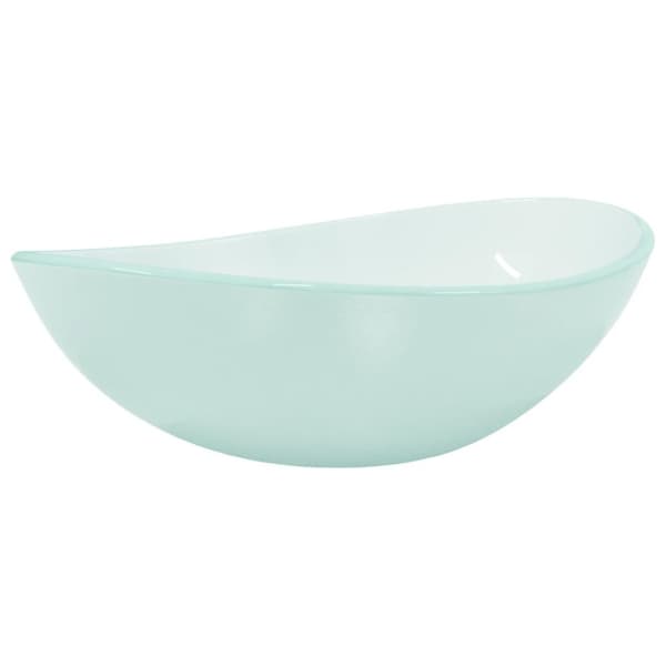 Handfat härdat glas 54,5x35x15,5 cm frostat