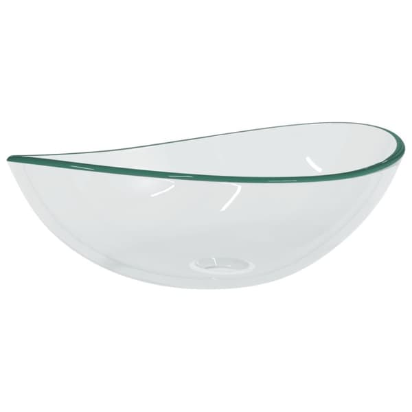 Handfat härdat glas 54,5x35x15,5 cm transparent