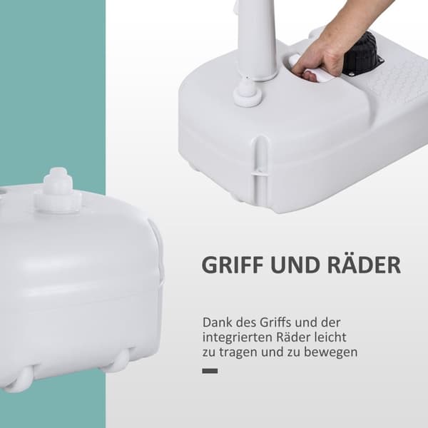 Rootz Portabelt handfat utomhus - Mobilt handfat - Campingdisk - Integrerad tvålautomat - 51 cm x 33,5 cm x 103 cm