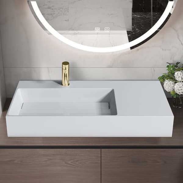 Kompositvask REA Archi 75 CM Hvid