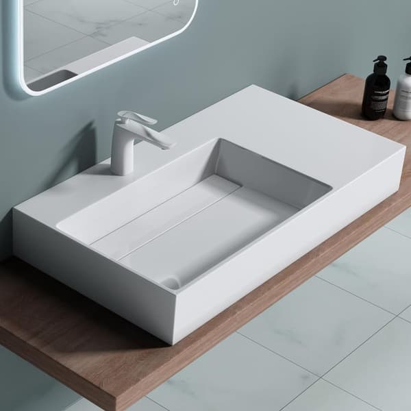 Kompositvask REA Archi 75 CM Hvid