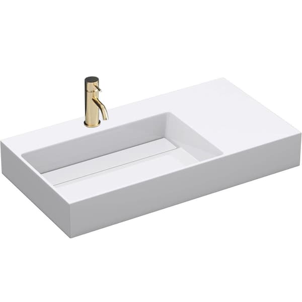 Kompositvask REA Archi 75 CM Hvid