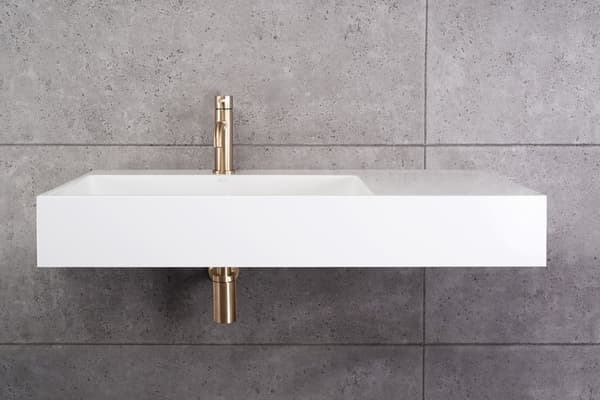Kompositvask REA Archi 90 CM Hvid