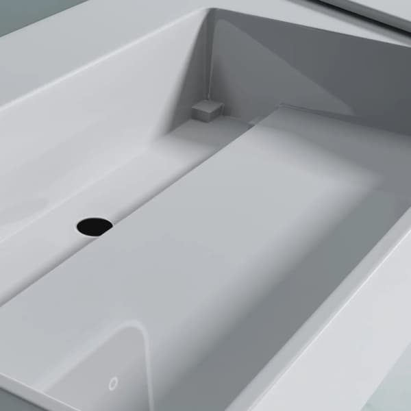 Kompositvask REA Archi 90 CM Hvid