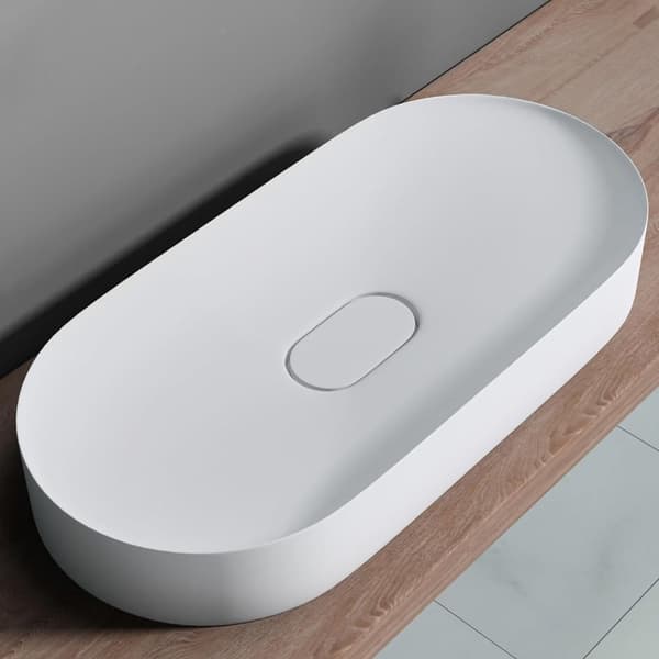 Kompositvask REA IRIS 71 CM Hvid