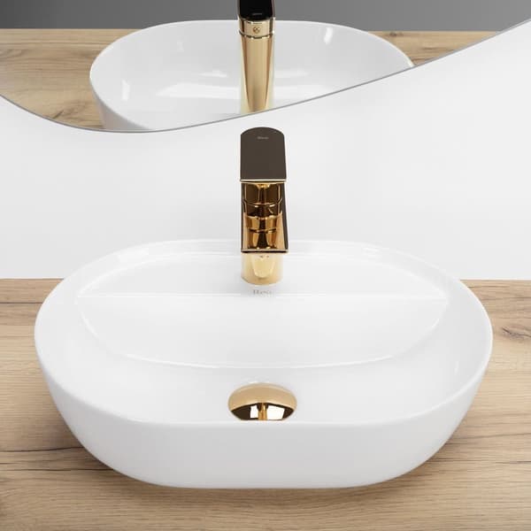 BORDMONTERET HÅNDVASK REA AURA 42 WHITE