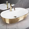 Pikkukuva 2 / 6: PÖYTÄTASON PESUALLAS REA AURA 61 BRUSH GOLD WHITE