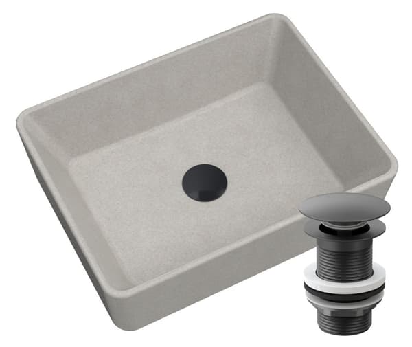 GRANITVASK TIL BORDMONTERING beige  SORT PROP