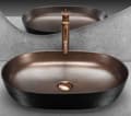 Pikkukuva 4 / 6: JALUSTALLINEN PESUALLAS REA CLEO 61 BRUSH COPPER BLACK