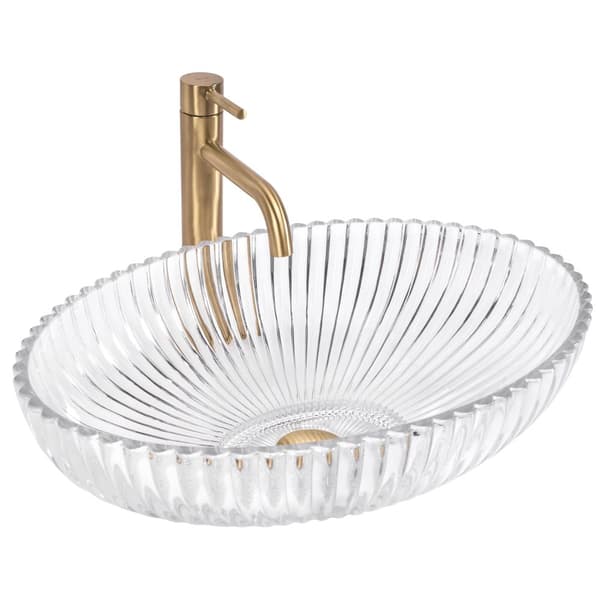 HÅNDVASK PÅ PIEDESTAL REA NICOLE TRANSPARENT