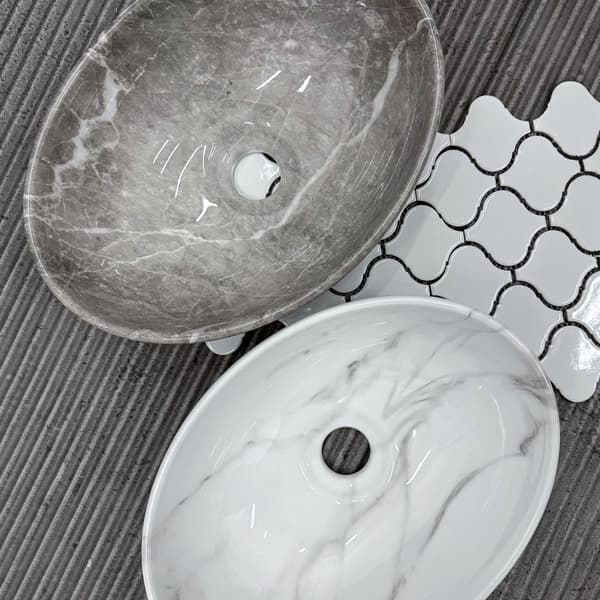 HÅNDVASK PÅ PIEDESTAL REA SOFIA MINI GRIGIO GREY