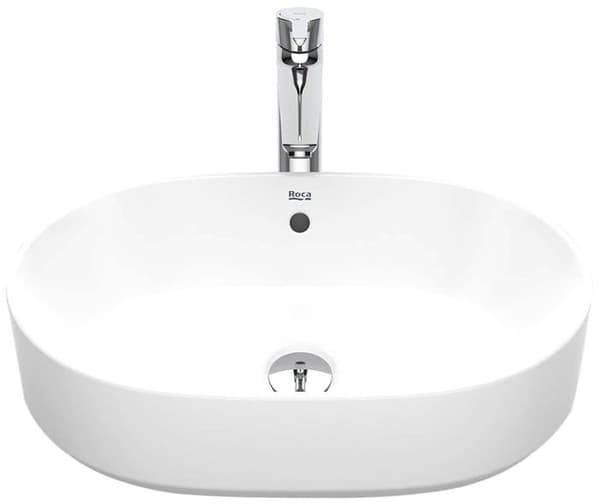 Lavabo - vask Roca - A3270Y1000 - , The Gap, RUND Lavabo för bänkskiva Vit 550 mm x 390 mm x 130 mm