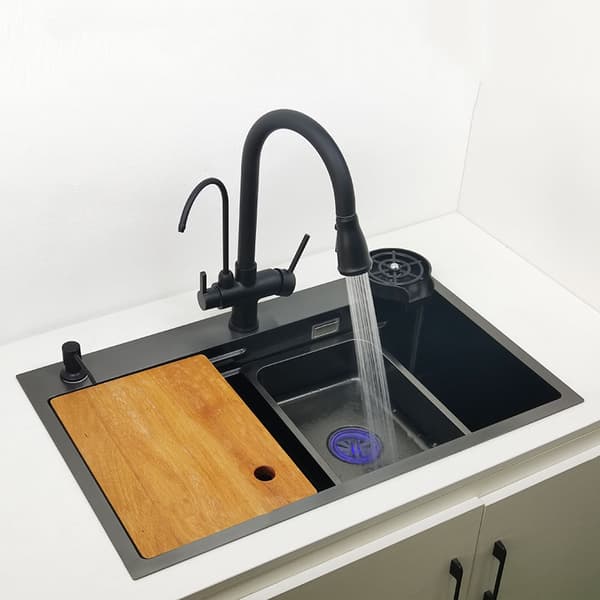 Kaipeida Køkkenvask, Holdbart Rustfrit Stål, Enkelt Skål Design,LILLA