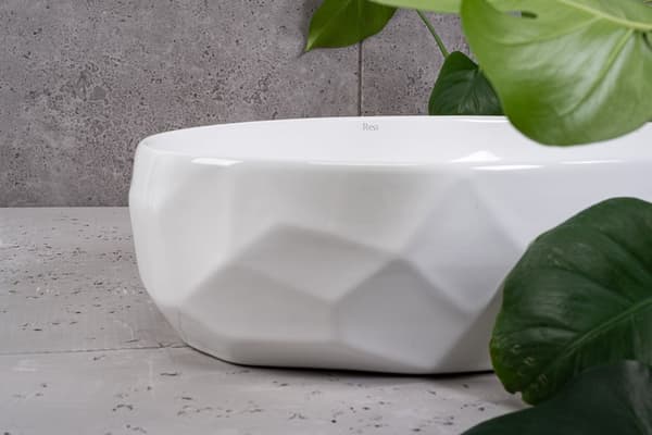 TVÄTTSTÄLL PÅ PIEDESTAL REA MAYA WHITE